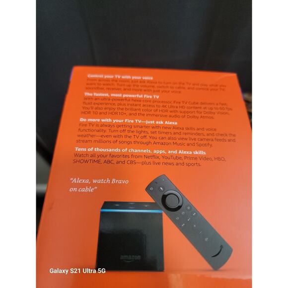 Amazon Fire TV Cube Hands-Free Streaming Device Alexa 4K Ultra HD 2nd Gen NewBox - Picture 14 of 16